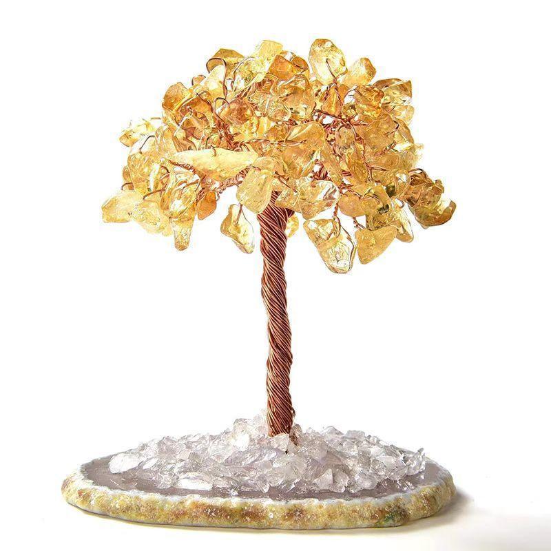 MLD rose quartz crystal tree Wholesale - Free Shipping Over 300USD - Price at $ 2.70 /pc