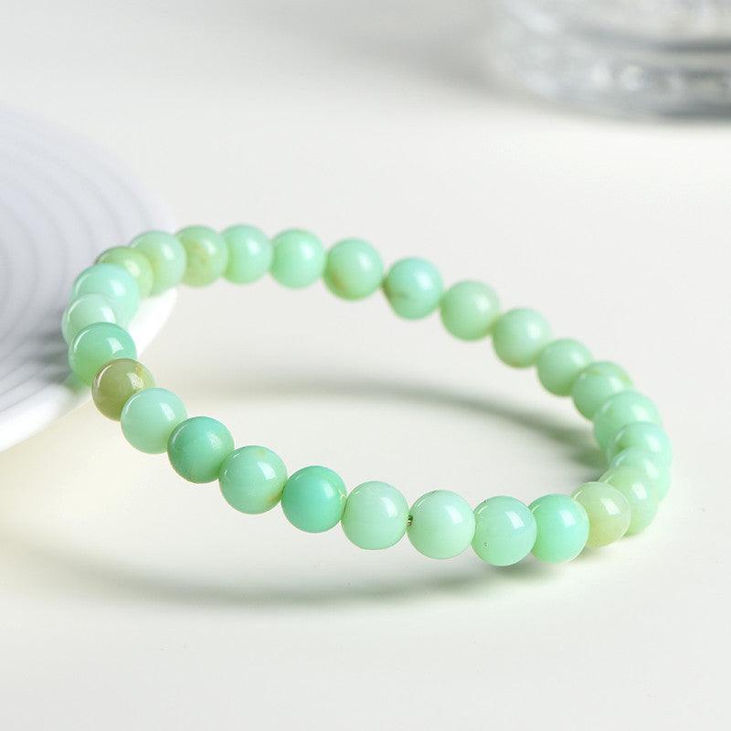 7/8mm Chrysoprase Bracelet Wholesale - Free Shipping Over 300USD - Price at $ 20.00 /pc