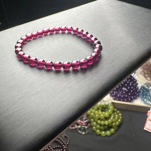8mm Garnet bracelet Wholesale - Free Shipping Over 300USD - Price at $ 28.00 /pc