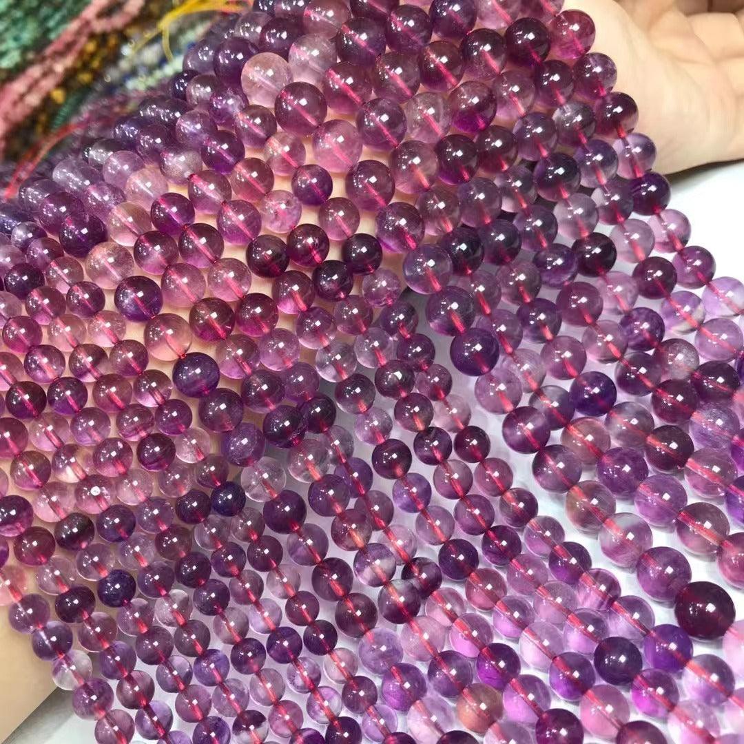 8/10mm Purple Fluorite beads