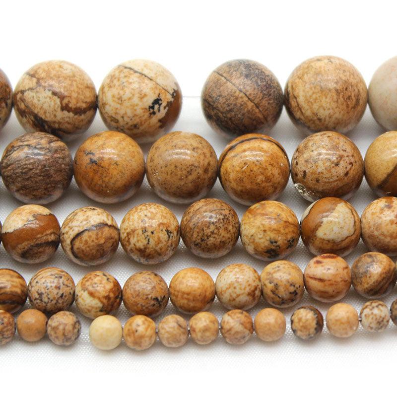8/10mm Picture Jasper beads