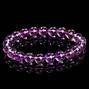 6/8/10/12mm Amethyst bracelet Wholesale - Free Shipping Over 300USD - Price at $ 6.50 /pc