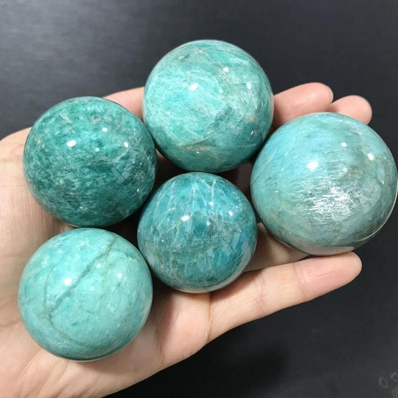 5-9cm amazonite sphere Wholesale - Free Shipping Over 300USD - Price at $ 39.00 /pc