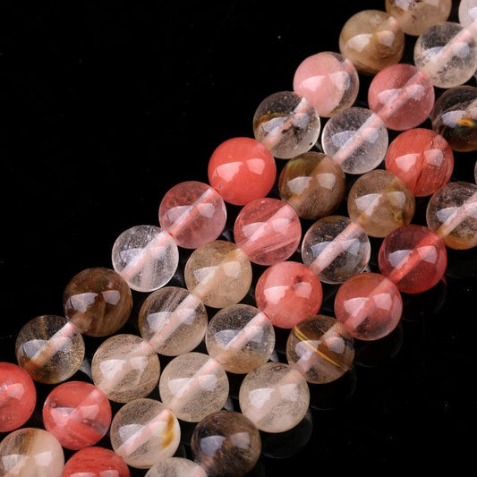 8/10/12mm watermelon crystal beads Wholesale - Free Shipping Over 300USD - Price at $ 3.50 /pc