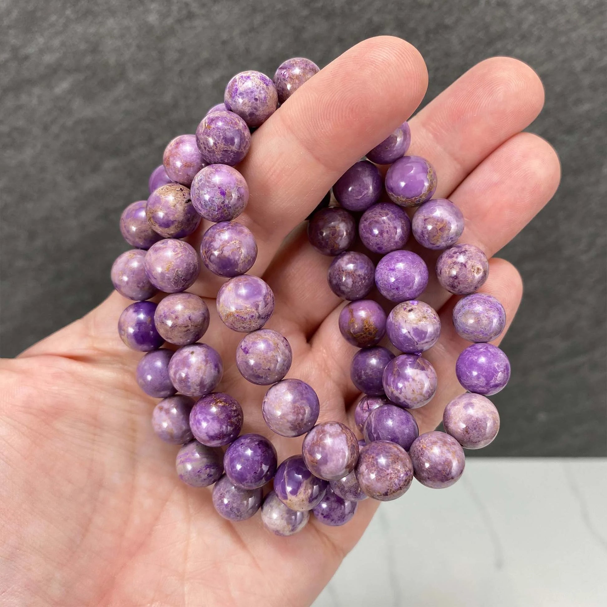 10mm phosphosiderite bracelet