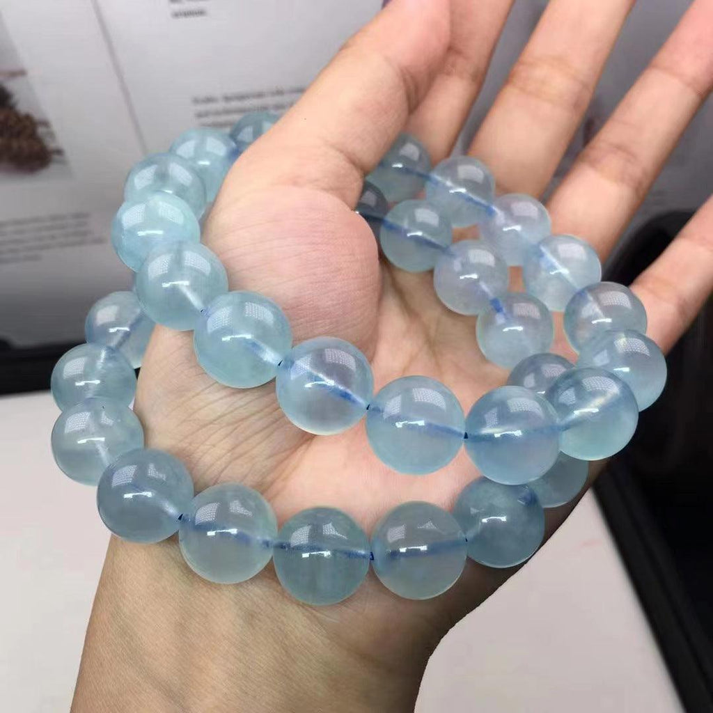 10mm aquamarine bracelet Wholesale - Free Shipping Over 300USD - Price at $ 22.00 /pc