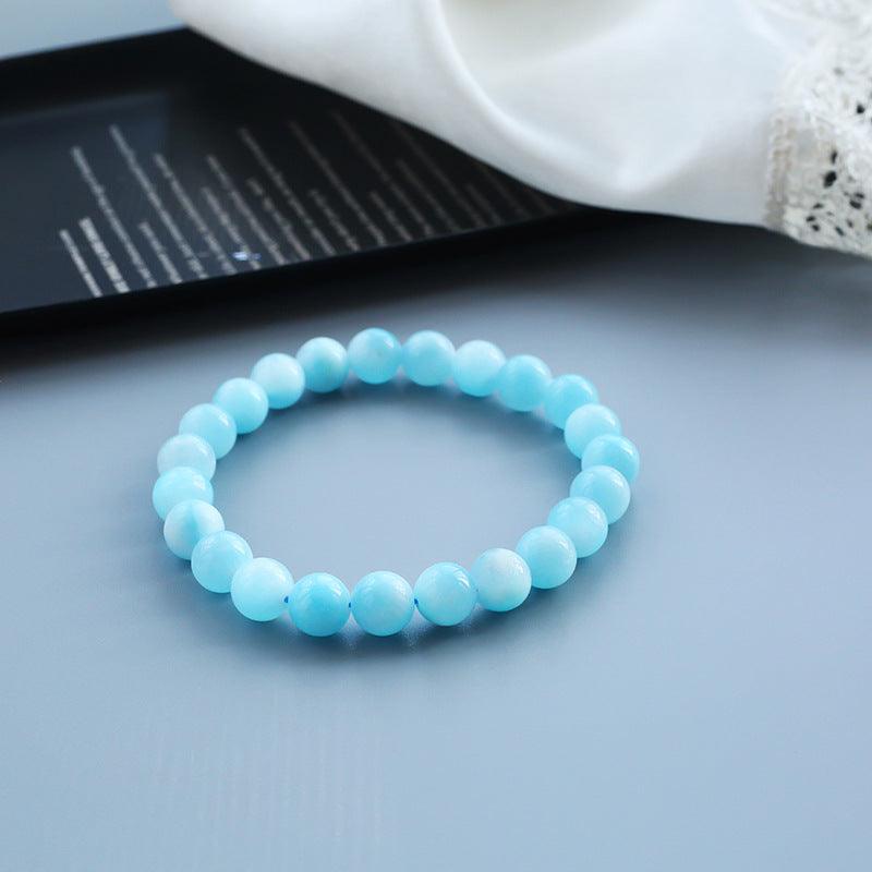8mm Hemimorphite Stone bracelet Wholesale - Free Shipping Over 300USD - Price at $ 27.00 /pc