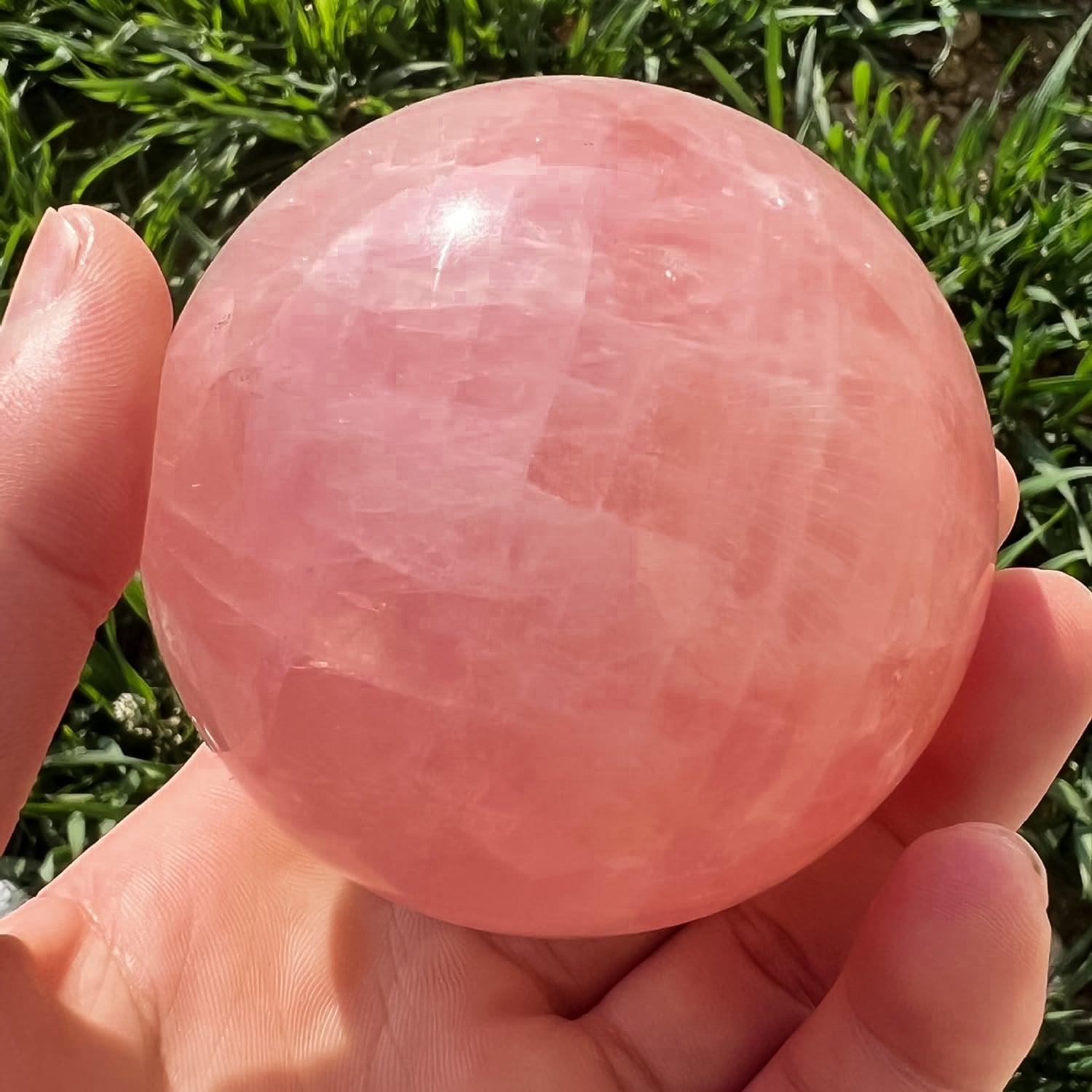 5-9cm rose quartz spheres Wholesale - Free Shipping Over 300USD - Price at $ 39.00 /pc
