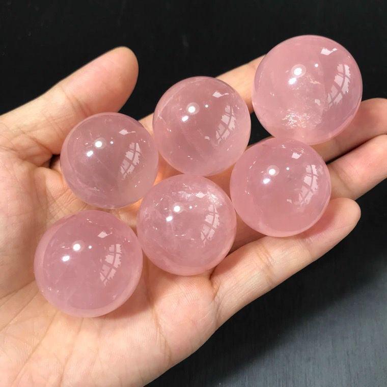 5-7cm rose quartz star sphere Wholesale - Free Shipping Over 300USD - Price at $ 66.00 /pc