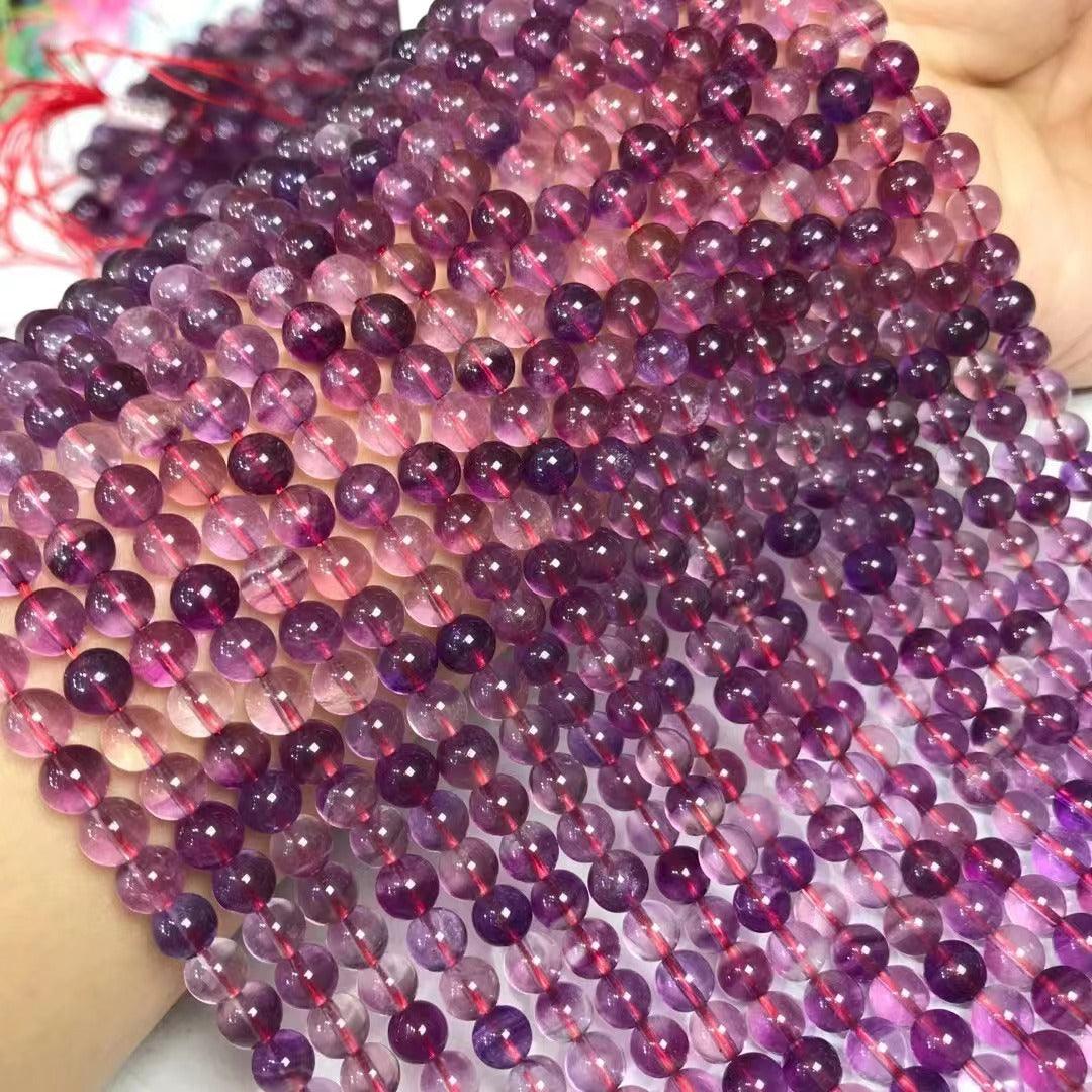 8/10mm Purple Fluorite beads
