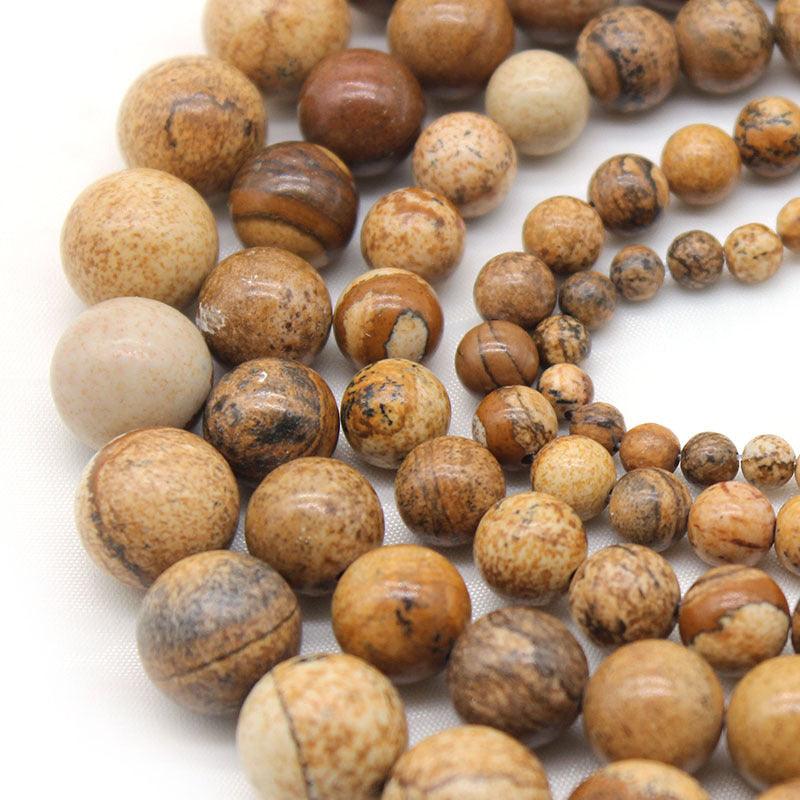 8/10mm Picture Jasper beads