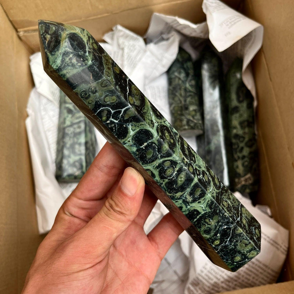13-18cm Kambaba jasper tower point Wholesale - Free Shipping Over 300USD - Price at $ 25.00 /pc