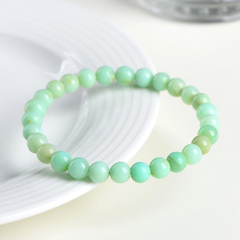 7/8mm Chrysoprase Bracelet Wholesale - Free Shipping Over 300USD - Price at $ 20.00 /pc