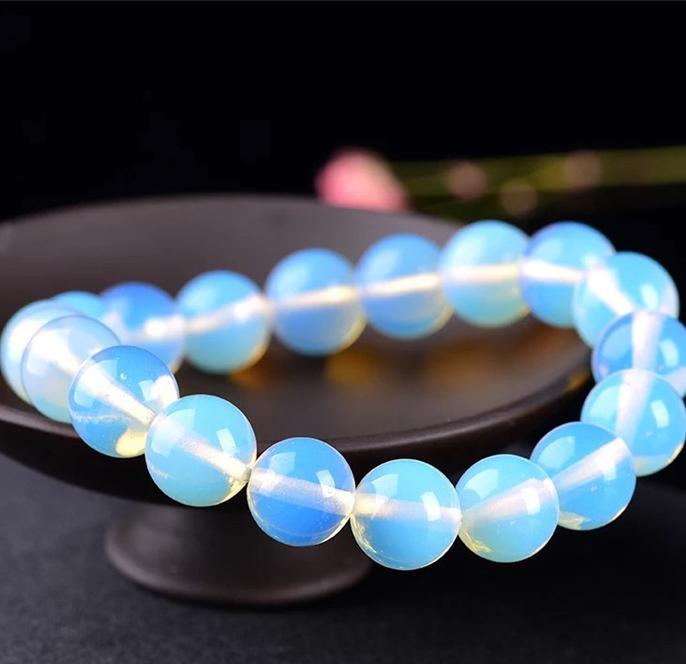 8/10mm Opalite bracelet Wholesale - Free Shipping Over 300USD - Price at $ 1.10 /pc
