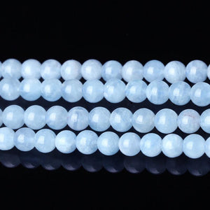 6/8mm Aquamarine beads Wholesale - Free Shipping Over 300USD - Price at $ 56.00 /pc