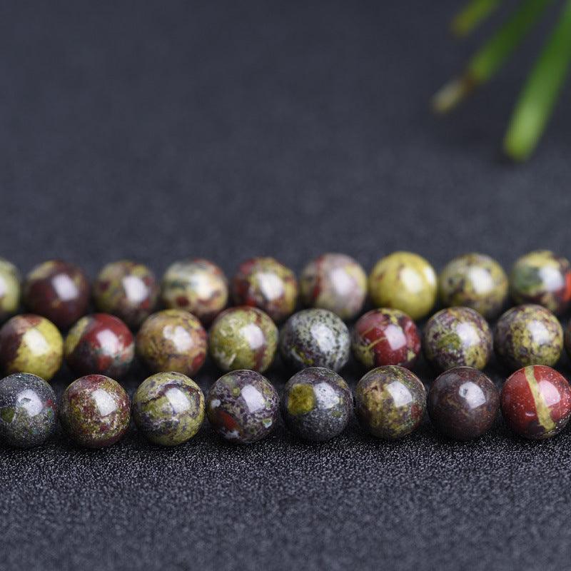 8/10mm Dragons Blood Jasper beads Wholesale - Free Shipping Over 300USD - Price at $ 2.00 /pc