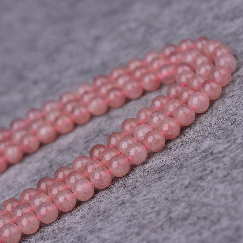 6/8/10mm Strawberry quartz crystal beads Wholesale - Free Shipping Over 300USD - Price at $ 26.00 /pc