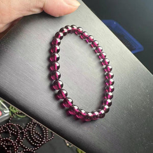 8mm Garnet bracelet Wholesale - Free Shipping Over 300USD - Price at $ 28.00 /pc