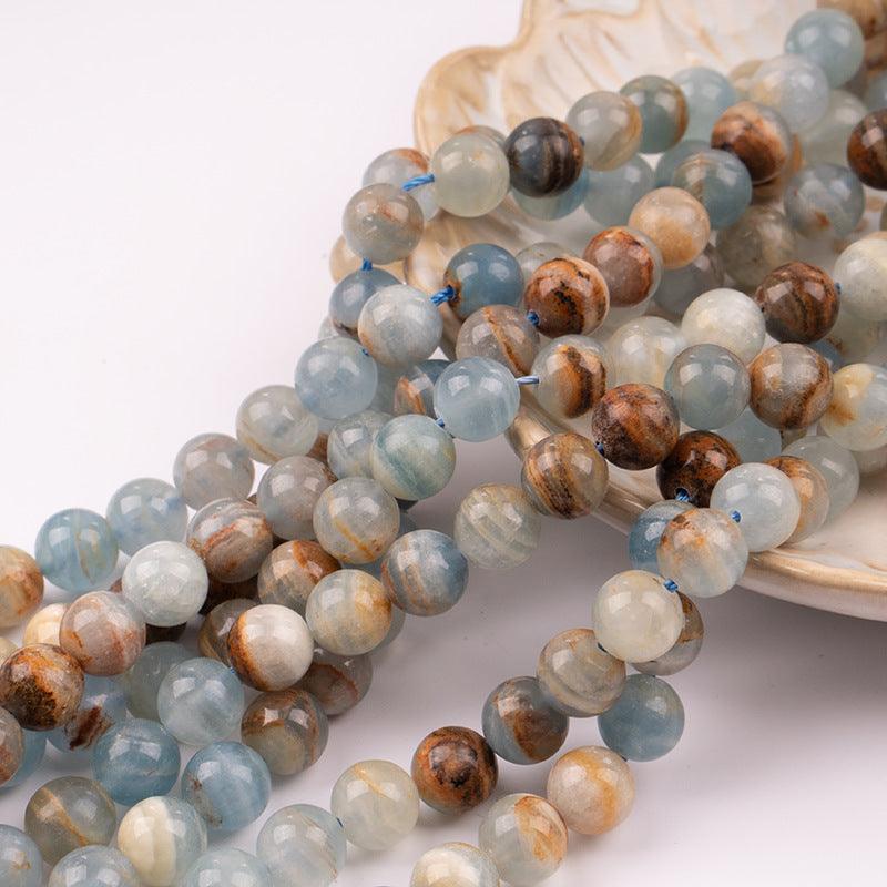 8/10mm blue calcite beads Wholesale - Free Shipping Over 300USD - Price at $ 13.00 /pc