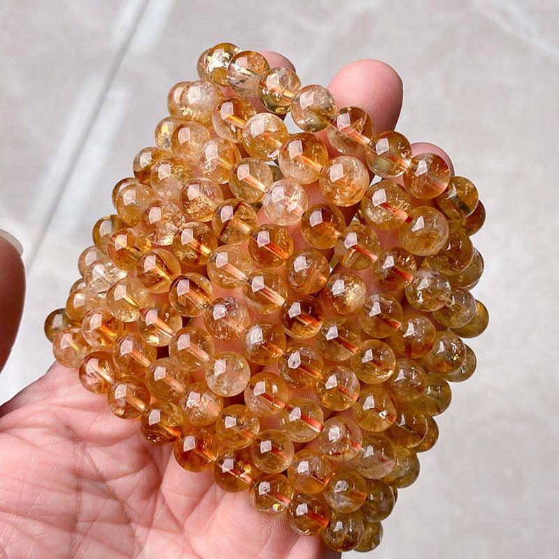 6/8/10MM Dark Citrine Bracelet Wholesale - Free Shipping Over 300USD - Price at $ 2.50 /pc
