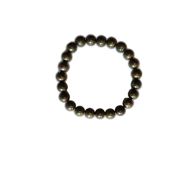 6/8/10mm Pyrite Bracelet Wholesale - Free Shipping Over 300USD - Price at $ 3.50 /pc