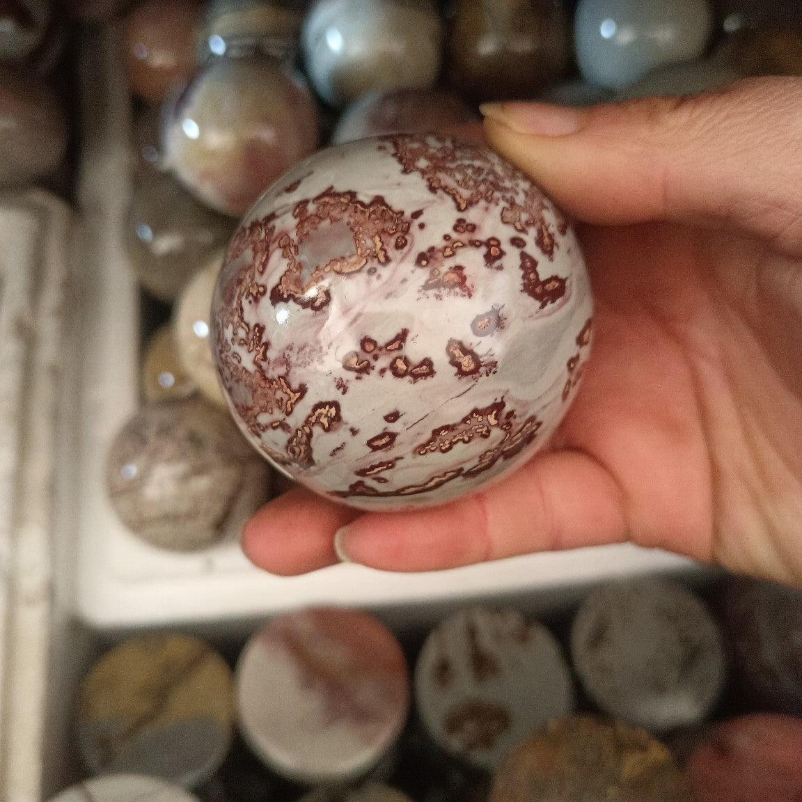 4-7cm Picture Jasper spheres 1kg