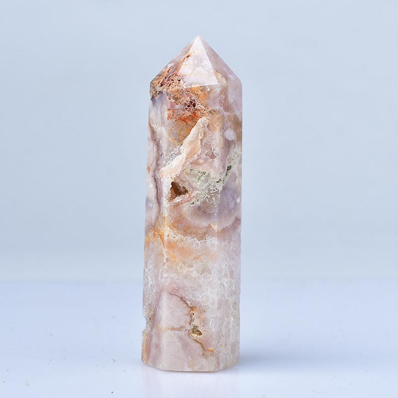 7-9CM flower agate towers Wholesale - Free Shipping Over 300USD - Price at $ 33.00 /pc