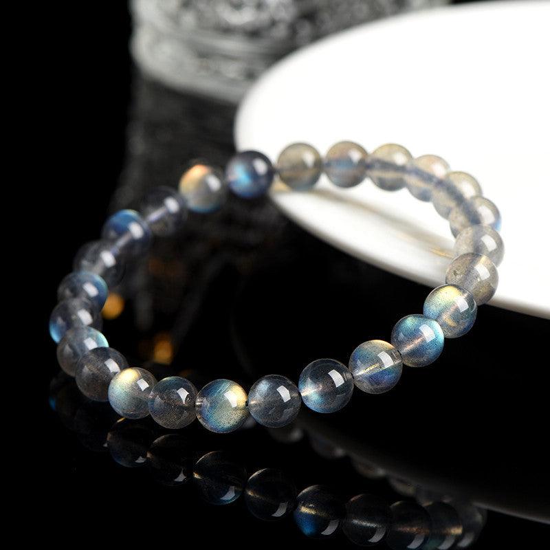 8-9MM Labradorite bracelet Wholesale - Free Shipping Over 300USD - Price at $ 12.00 /pc