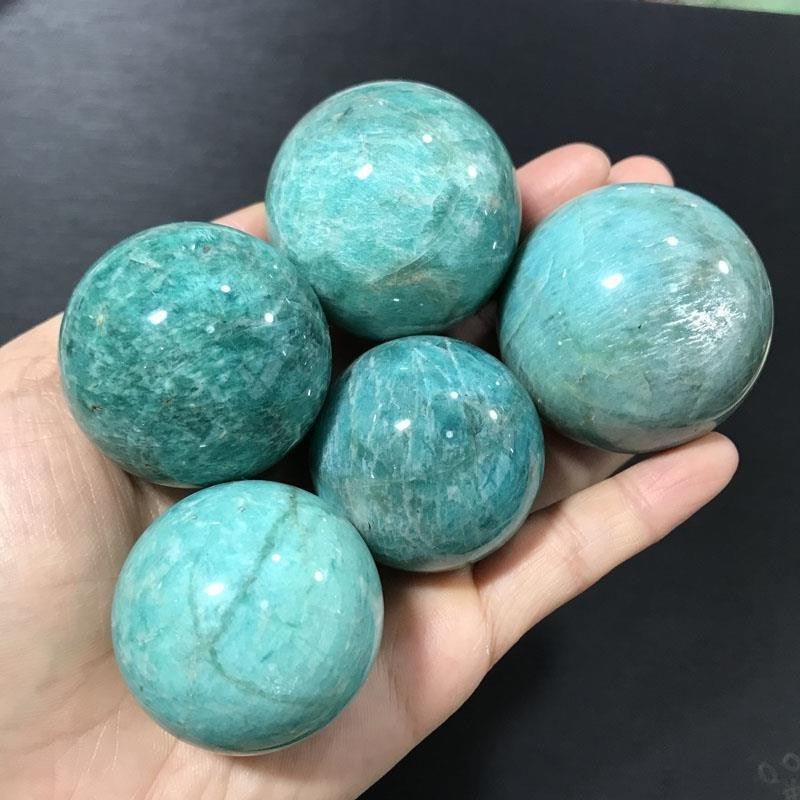 5-9cm amazonite sphere Wholesale - Free Shipping Over 300USD - Price at $ 39.00 /pc