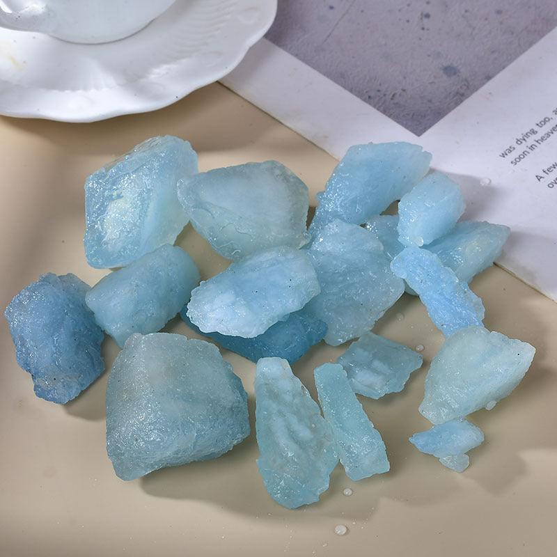 3-5cm aquamarine raw stone Wholesale - Free Shipping Over 300USD - Price at $ 70.00 /pc