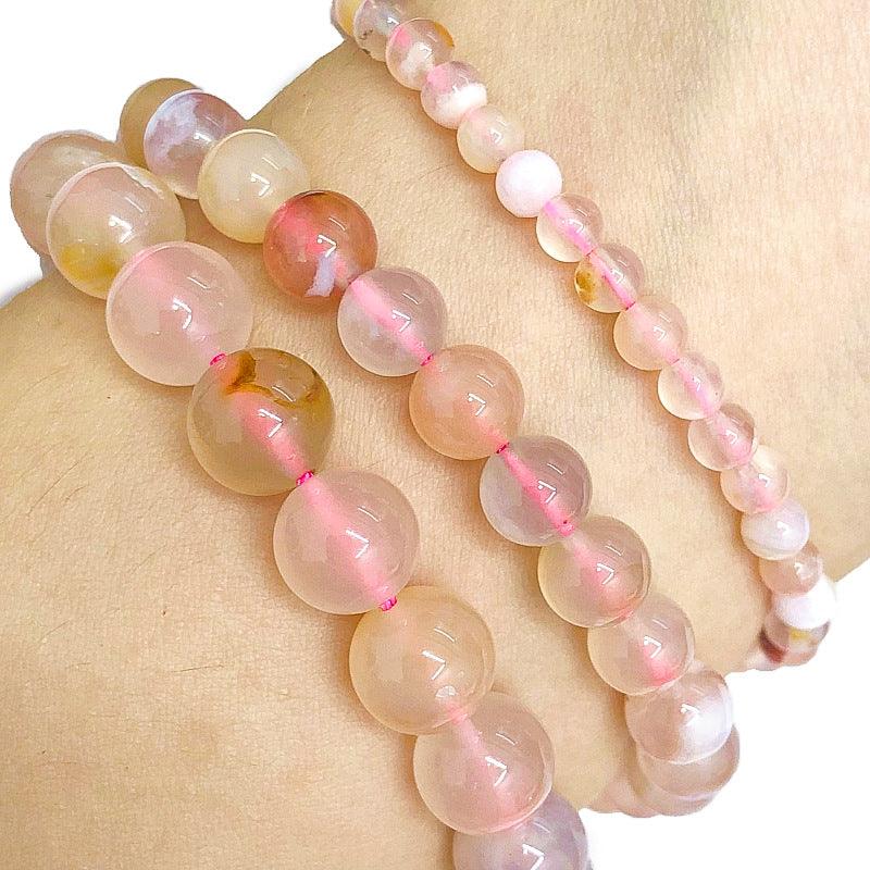 MLD flower agate beads 8MM Wholesale - Free Shipping Over 300USD - Price at $ 3.50 /pc