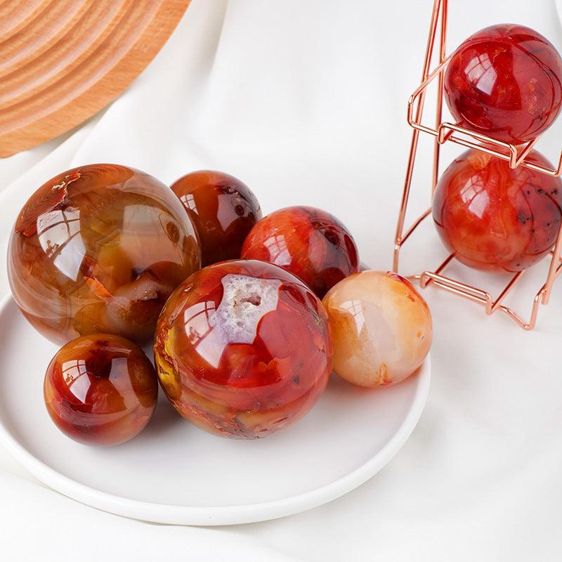 5-7cm carnelian sphere Wholesale - Free Shipping Over 300USD - Price at $ 53.00 /pc