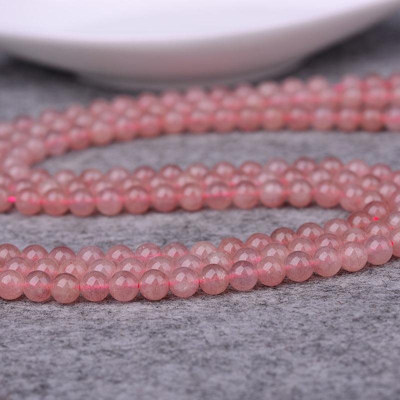6/8/10mm Strawberry quartz crystal beads Wholesale - Free Shipping Over 300USD - Price at $ 26.00 /pc