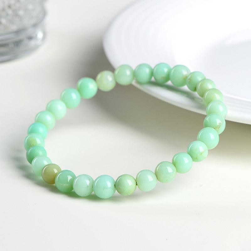 7/8mm Chrysoprase Bracelet Wholesale - Free Shipping Over 300USD - Price at $ 20.00 /pc