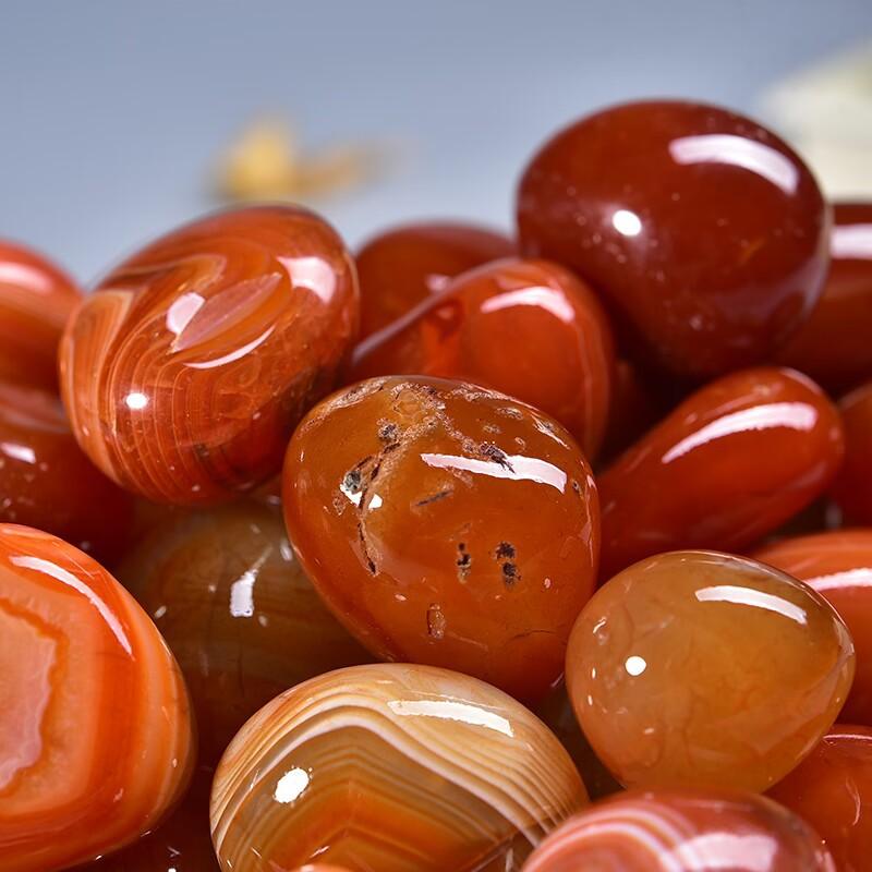 2-3CM carnelian tumbled stone Wholesale - Free Shipping Over 300USD - Price at $ 13.00 /pc