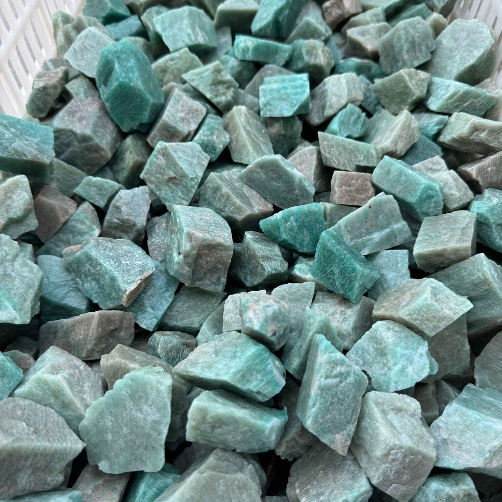 3-5cm amazonite raw stone Wholesale - Free Shipping Over 300USD - Price at $ 8.50 /pc