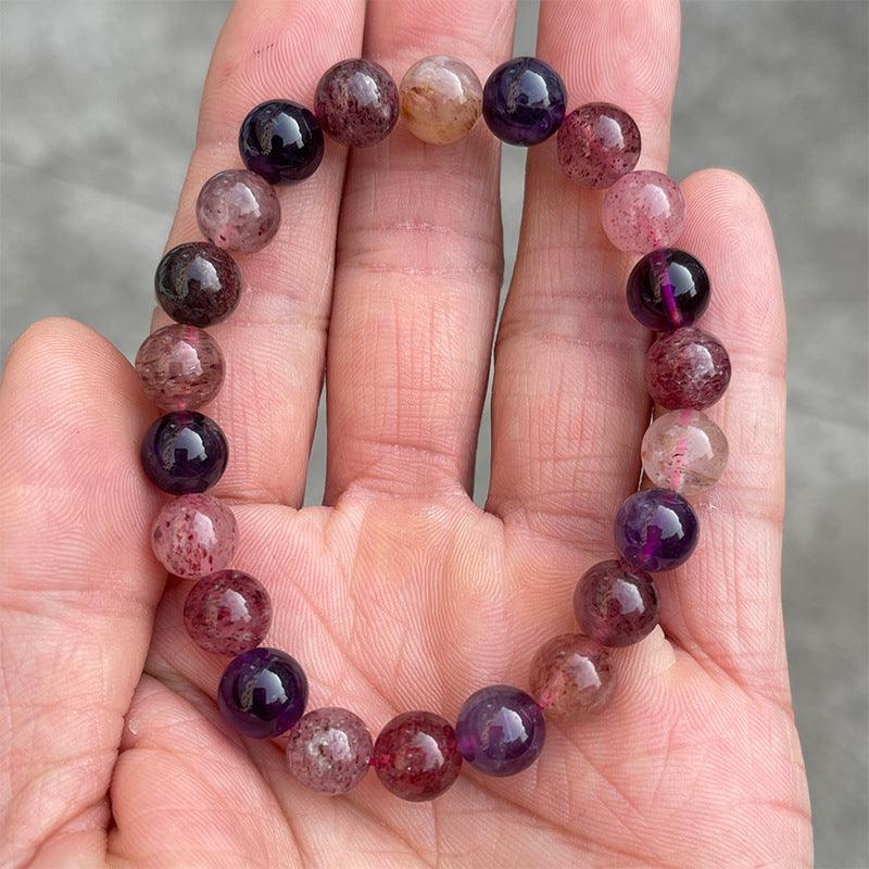 8/10MM Super Seven 7 Bracelet Wholesale - Free Shipping Over 300USD - Price at $ 4.80 /pc