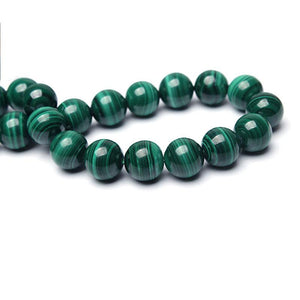 8/10/12mm Malachite Beads Wholesale - Free Shipping Over 300USD - Price at $ 52.00 /pc