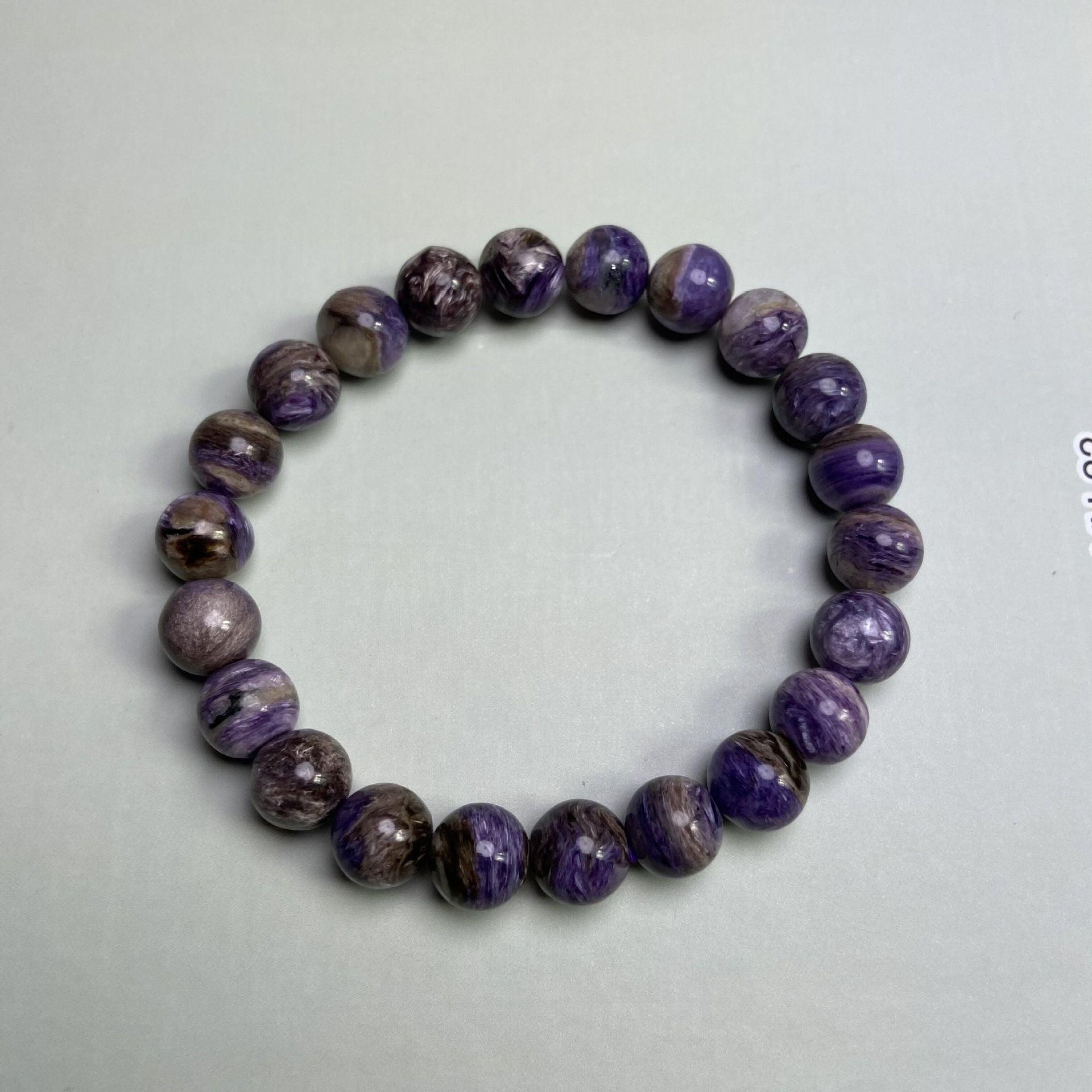 8mm Charoite Bracelet Wholesale - Free Shipping Over 300USD - Price at $ 12.00 /pc