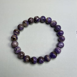 8mm Charoite Bracelet Wholesale - Free Shipping Over 300USD - Price at $ 12.00 /pc