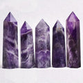 7-9CM chevron amethyst tower Wholesale - Free Shipping Over 300USD - Price at $ 33.00 /pc