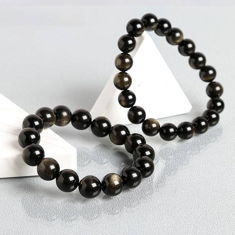 MLD Golden Obsidian Bracelet 5A 7A 8A 8/10/12MM