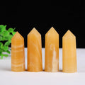 7-9CM yellow calcite tower Wholesale - Free Shipping Over 300USD - Price at $ 22.00 /pc