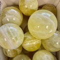 4-8cm Citrine sphere Wholesale - Free Shipping Over 300USD - Price at $ 55.00 /pc