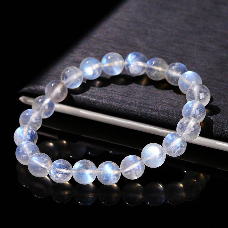 6/8/10MM Peristerite Blue Moonstone Bracelet Wholesale - Free Shipping Over 300USD - Price at $ 3.50 /pc