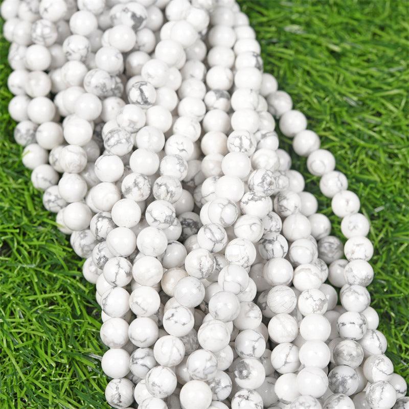 8/10mm Howlite beads Wholesale - Free Shipping Over 300USD - Price at $ 2.00 /pc
