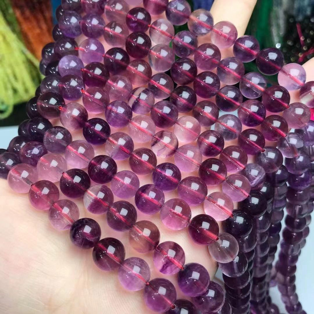 8/10mm Purple Fluorite beads