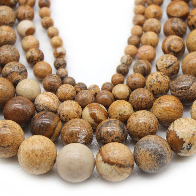 8/10mm Picture Jasper beads