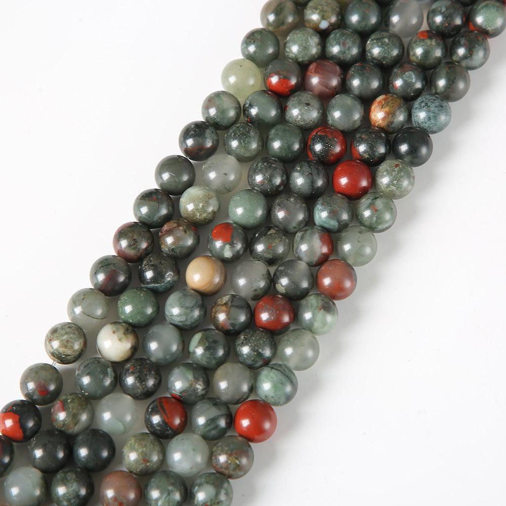 8/10mm african bloodstone beads Wholesale - Free Shipping Over 300USD - Price at $ 2.00 /pc