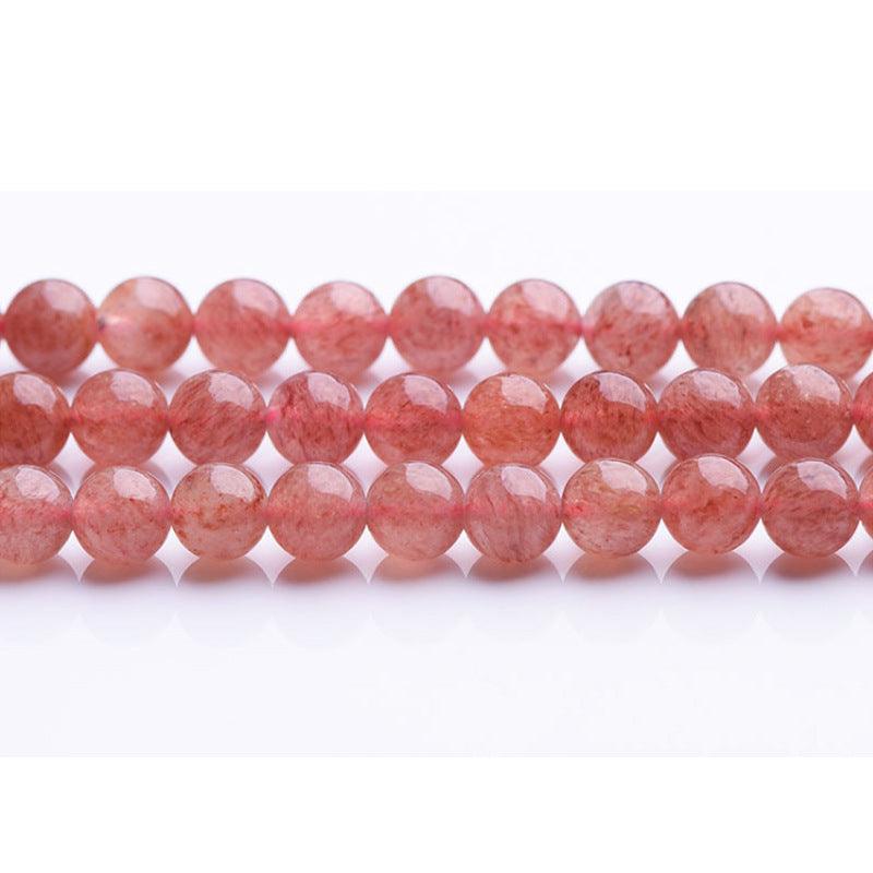 6/8/10mm Strawberry quartz crystal beads Wholesale - Free Shipping Over 300USD - Price at $ 26.00 /pc